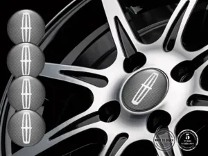 Lincoln Epoxy Dome Stickers Logo Resin Rim Decals